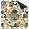 Foldable Mahjong Mat — Retro Leopard Floral
