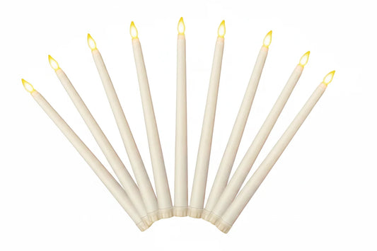 Flameless LED Taper Candles Set
