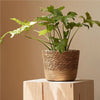 Natural Woven Flower Basket Straw Wicker Planter Storage Baskets Large