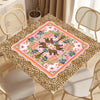 Foldable Mahjong Mat — Leopard Tropical