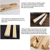 4Pcs Wooden Dominoes Trays Racks Train Dominoes Trays DIY Dominoes