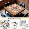 Foldable Mahjong Mat — Leopard Tropical
