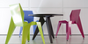 EDGE Aluminum Stacking Chair - Fresh Green