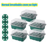 Seed Starter Tray Box With LED Grow Light Nursery Pot Seedling