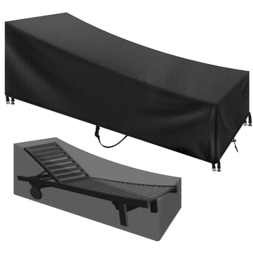 1/2 Pack Chaise Lounge Cover Waterproof Outdoor Garden Patio Chair