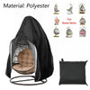 Hanging Chair Cover with Zipper Anti UV Sun Protector Outdoor Garden