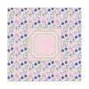 Pink Mahjong Tile Pattern Square Tablecloth - Game Night Instructions