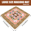 Foldable Mahjong Mat — Leopard Tropical