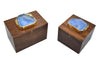 Wooden Box with Agate Top, Small or Medium
