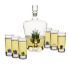Tequila Decanter Set Premium Barware Gift Elegant Drinkware Collection