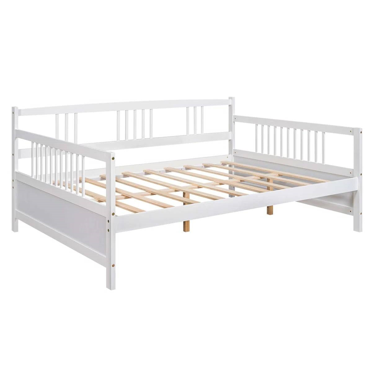 Full size Daybed in White Wood Finish-3