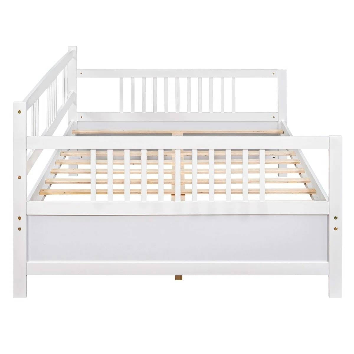 Full size Daybed in White Wood Finish-1