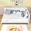 Full size Modern Daybed in White Wood Finish-1