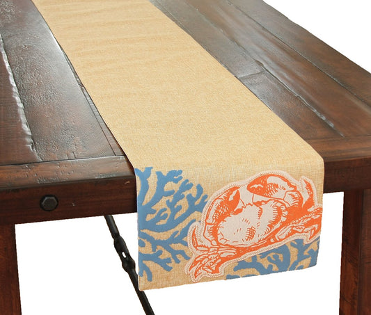 Applique Crab Table Runner