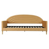 Twin size Mid-Century Modern Yellow Velvet Upholstered Daybed-0