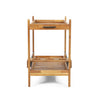 Louisiana Acacia Wood Bar Cart