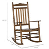 Traditional High-Back Rocking Chair