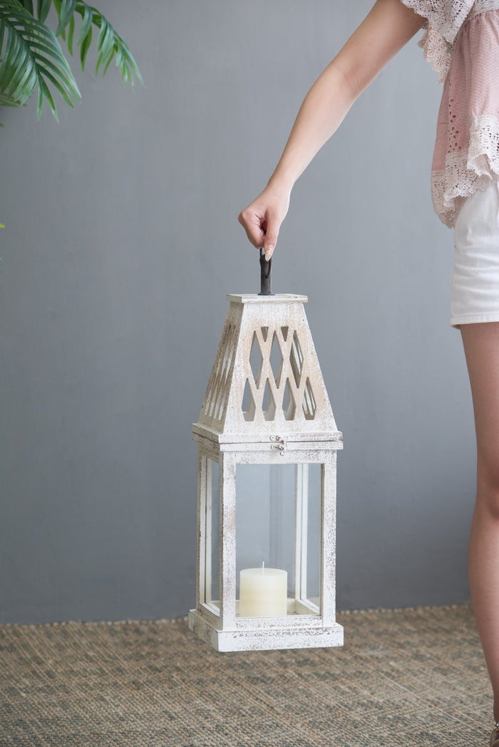 Weathered White Finish