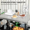 Stainless Steel Outdoor Bar Cart & Grill Prep Table