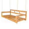 Acacia Wood Porch Swing Bed — Twin Size