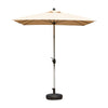 Rectangle Patio Umbrella With Crank Lift And Tilt Function
