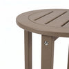 16-Inch HDPE Round Outdoor Side Table for Patio, Porch or Poolside