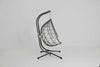 Wicker Egg Chair with Stand — 2 Person