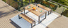 3-Piece Acacia Wood Outdoor Conversation Set for Patio and Garden
