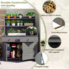 Garden Potting Bench with Storage — Gray