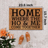 Home Where The Ho & Me Come Together Funny Coir Doormat