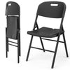 Commercial Grade Folding Chairs, Set of 4 – Black