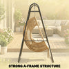 Solid Steel A-Frame Hanging Egg Chair Stand