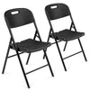 Commercial Grade Folding Chairs, Set of 4 – Black