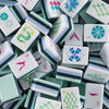 American Mahjong Set — 4-Layer Acrylic, 160 Tiles, Mint Green
