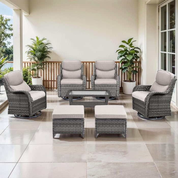 360-Degree Swivel Seating