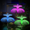Solar Garden Lights, 3-Pack, Double Jellyfish with Star Top, Outdoor