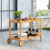 Louisiana Acacia Wood Bar Cart
