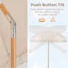 6 Ft Boho Patio Umbrella with Tassels