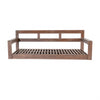 Acacia Wood Porch Swing Bed — Twin Size