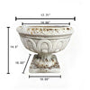 Rust-Finish MGO Garden Urn Planter