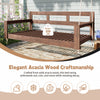 Acacia Wood Porch Swing Bed — Twin Size