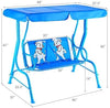 Kids' Canopy Swing Bench, 2-Seat Outdoor Glider