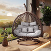 Twisted Wave Hanging Basket Swing Chair