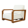 29.52" Outdoor Patio Chair With Thick Cushion