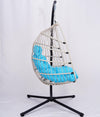 Wicker Hanging Egg Chair with Stand
