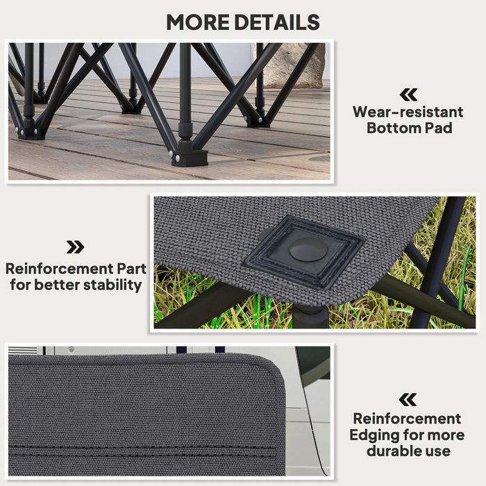 Packs flat, moves easily