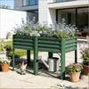Elevated Raised Garden Bed with Storage Shelf