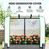 Raised Garden Bed Planter with Roll-Up Cover, Dark Gray