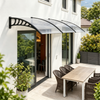 Transparent PC Door Awning Canopy, 120 × 40 in.