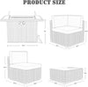 8-Piece Patio Conversation Set with 44-Inch Propane Fire Pit